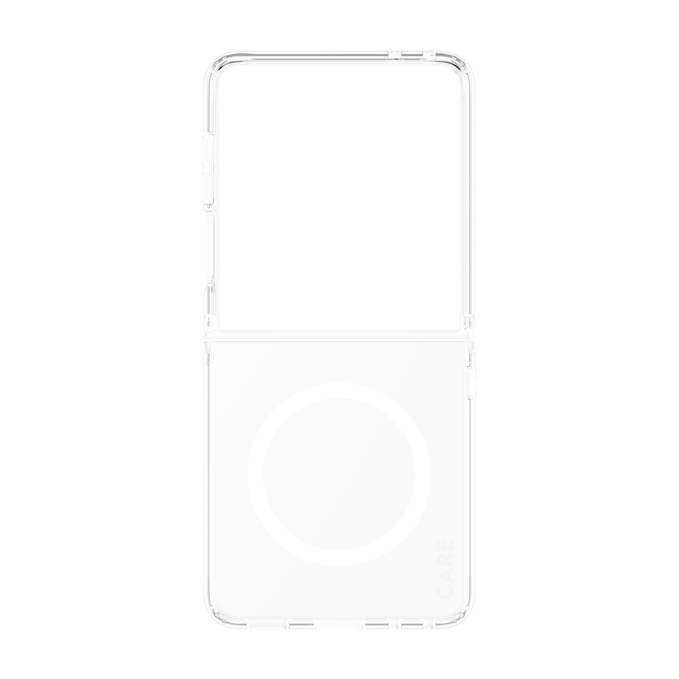 PanzerGlass CARE by � Urban Combat Case Transparent w. White Qi Samsung Galaxy Z Flip7 | Z Flip8 funda para tel�fono m�vil Transparente