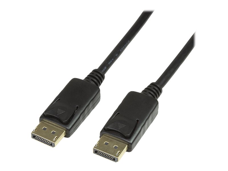 LogiLink CV0076 DisplayPort cable 7.5 m Black