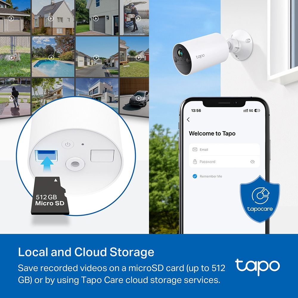 TP-Link Tapo C410 cam�ra de s�curit� Balle (forme) Cam�ra de s�curit� IP Ext�rieure 2304 x 1296 pixels Plafond/mur