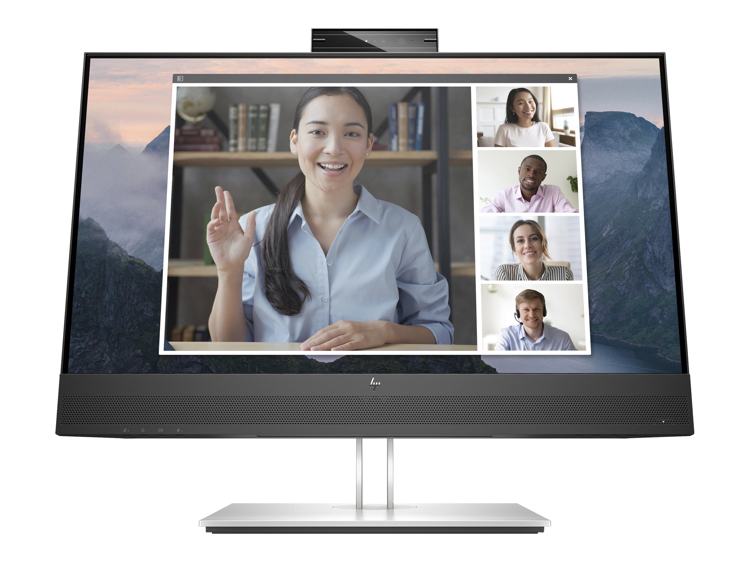 HP E24mv G4 60,5 cm (23.8) 1920 x 1080 Pixeles Full HD Negro, Plata