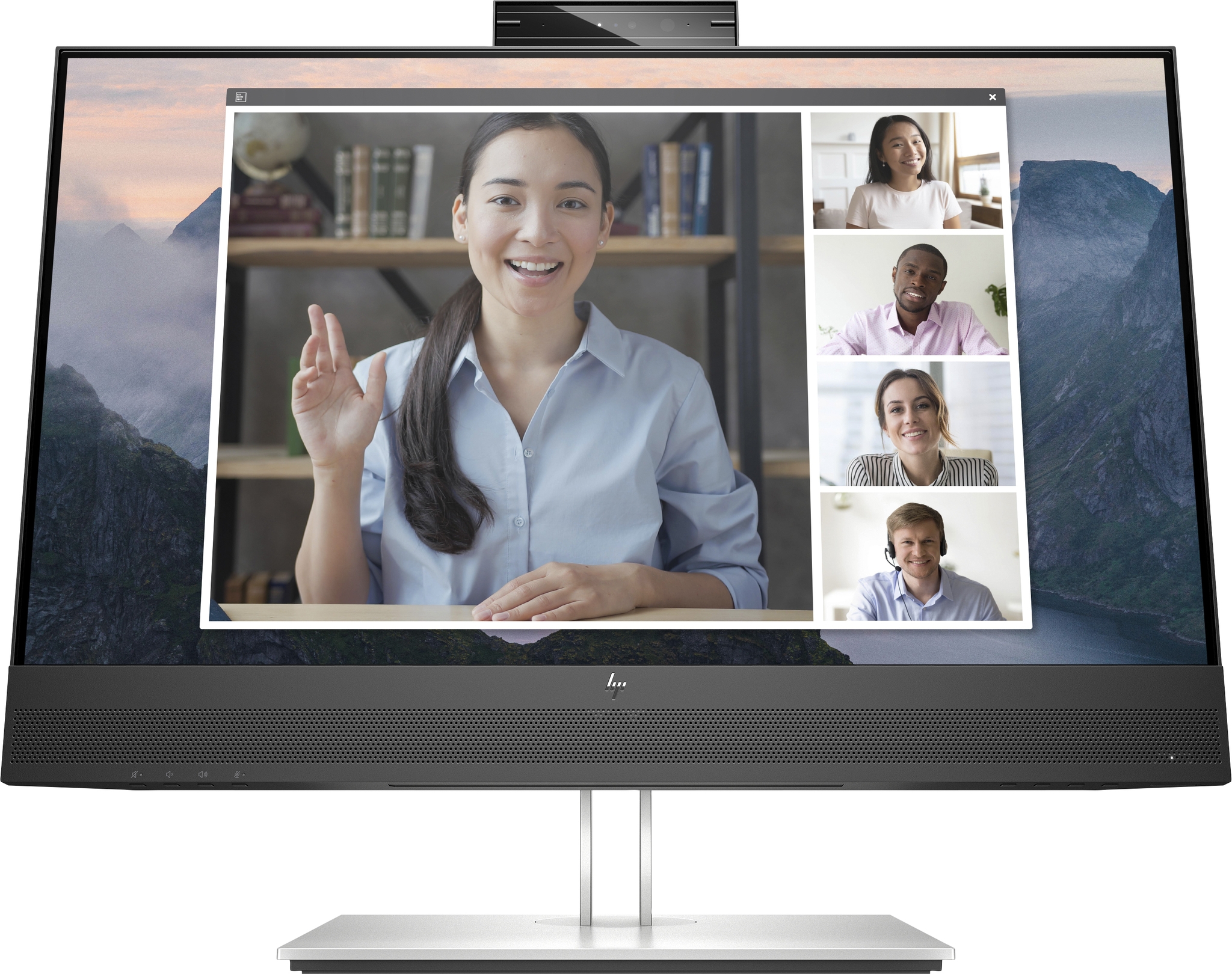 HP E24mv G4 60,5 cm (23.8) 1920 x 1080 Pixeles Full HD Negro, Plata