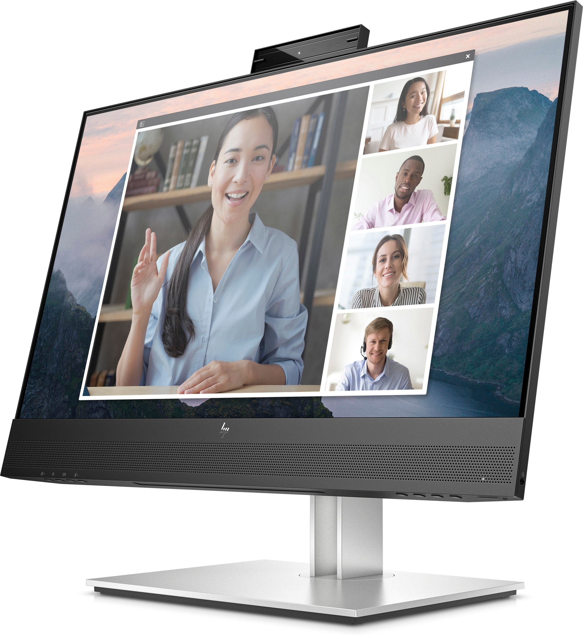 HP E24mv G4 60,5 cm (23.8) 1920 x 1080 Pixeles Full HD Negro, Plata