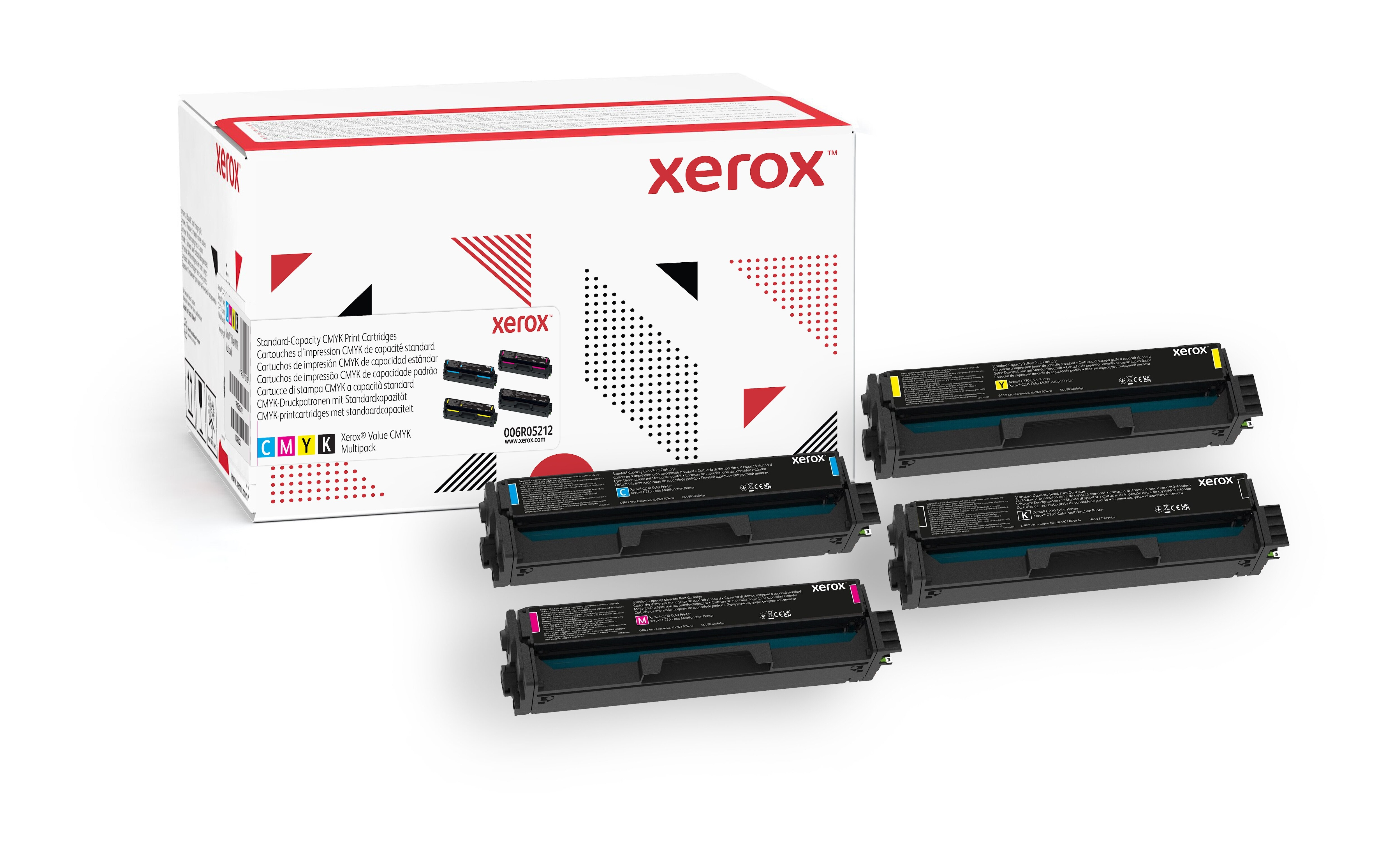 Xerox Cartouche de toner Multipack de Capacit� standard Imprimante couleur � C230 / multifonctions � C235 (1500 pages) - 006R05212
