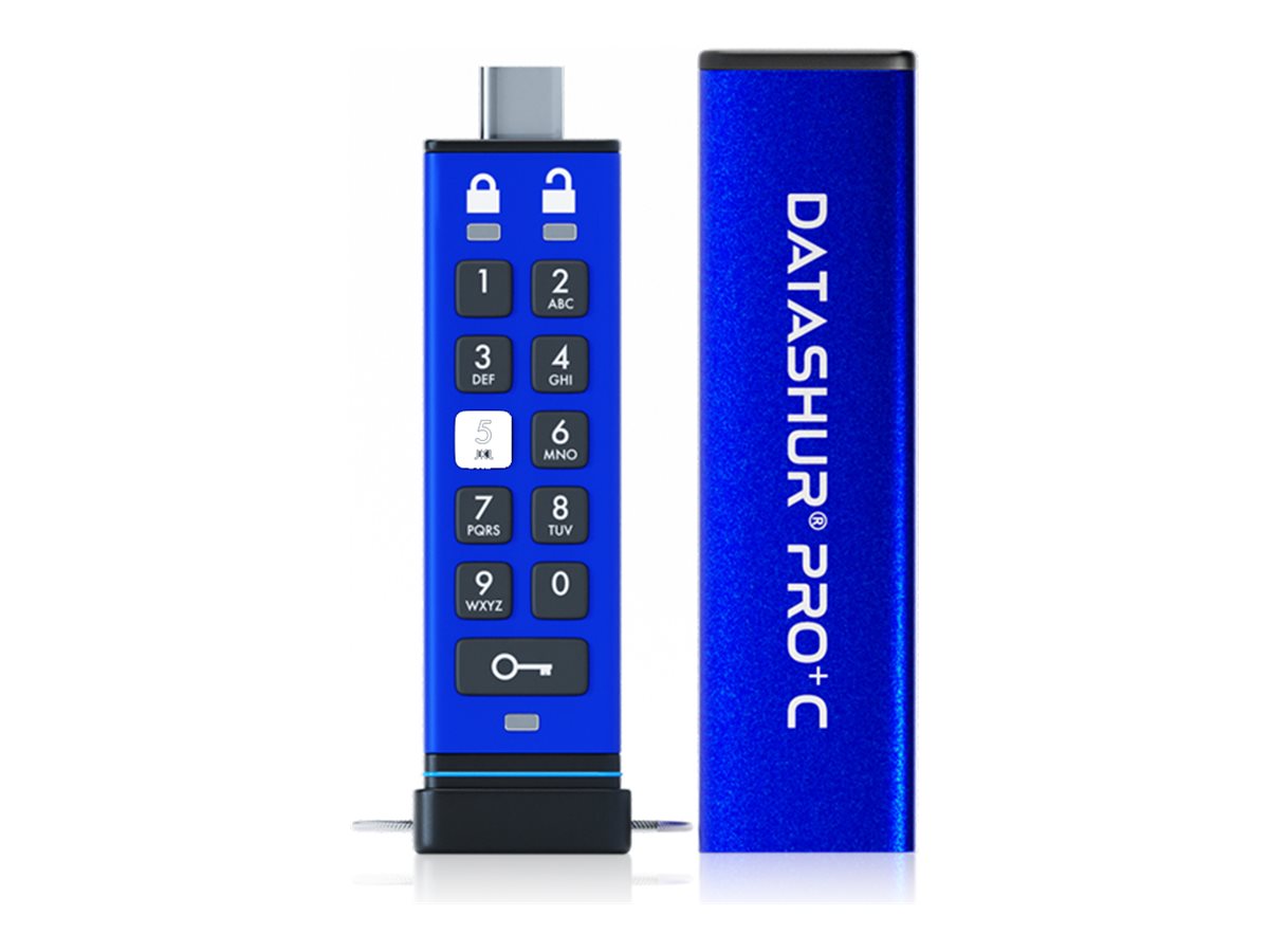 iStorage datAshur Pro+ Type C 256GB - Flash-Speicher - unsortiert