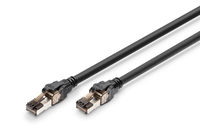 DIGITUS CAT 8.1 S/FTP-Patchkabel CAT 8.1 S-FTP Patchkabel, Cu, LSZH AWG 24/7, Lnge 3 m, farbe Schwarz