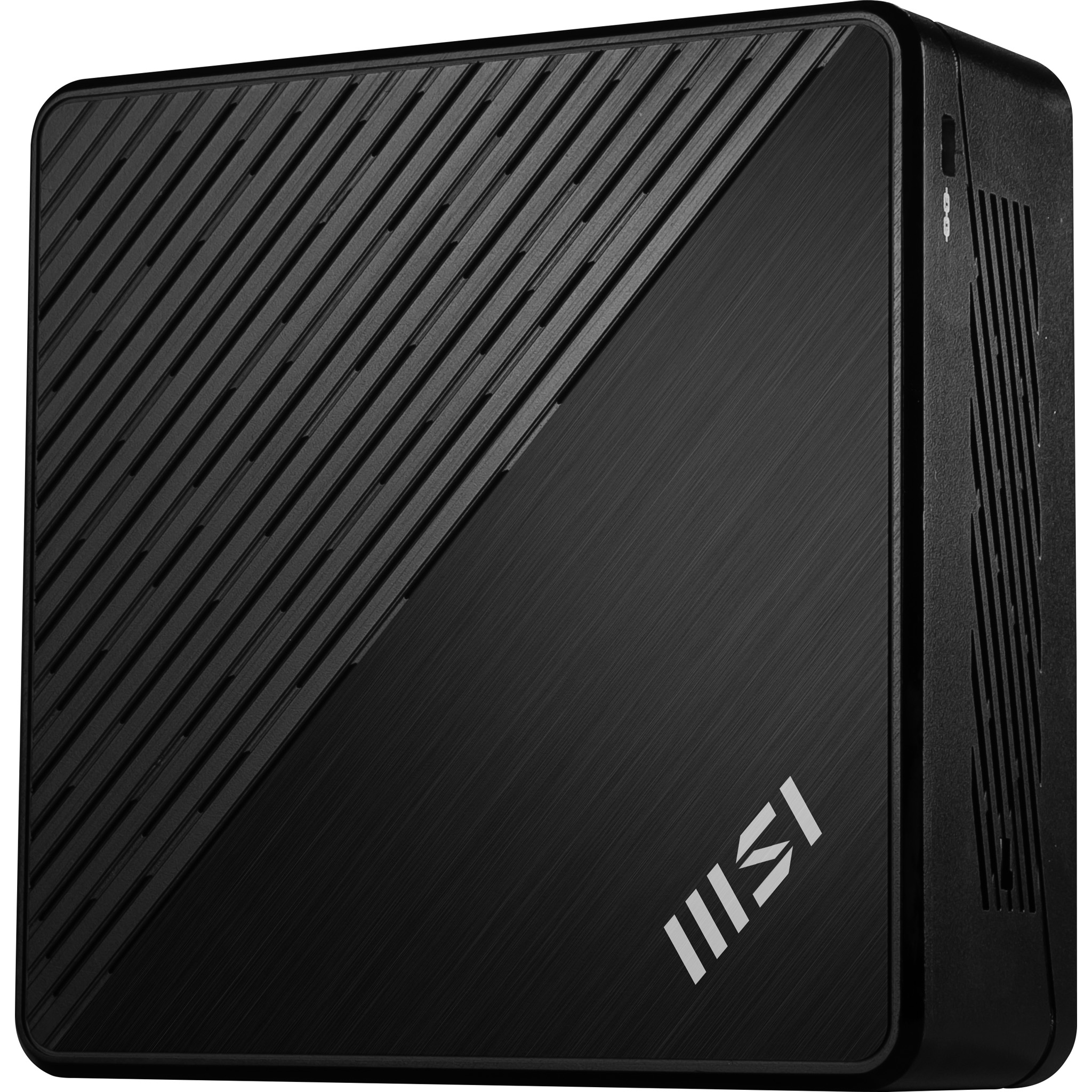 MSI CUBI 5 1M 437BEU - Barebone - Mini-PC - 1 x Core 7 150U / 1.8 GHz - RAM 0 GB - Intel Graphics - Wi-Fi 6E, Bluetooth 5.3, 1GbE, 2.5GbE - WLAN: 802.11a/b/g/n/ac/ax (Wi-Fi 6E)