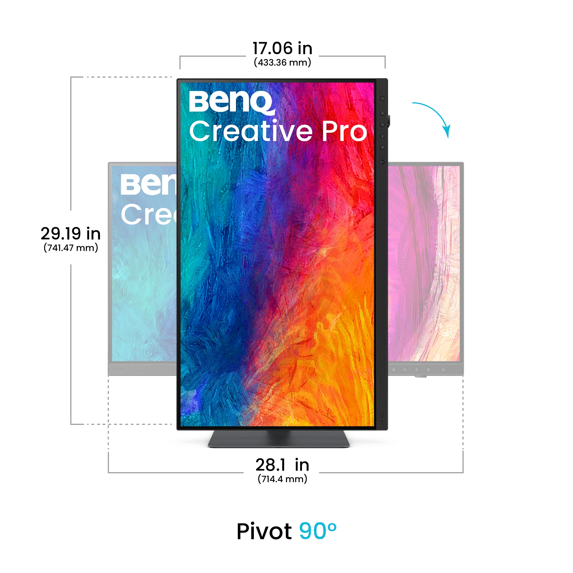 BenQ PV3250U 31.5IN IPS LED 3840#2160 16 9 5 - Flachbildschirm (TFT/LCD) - 80 cm