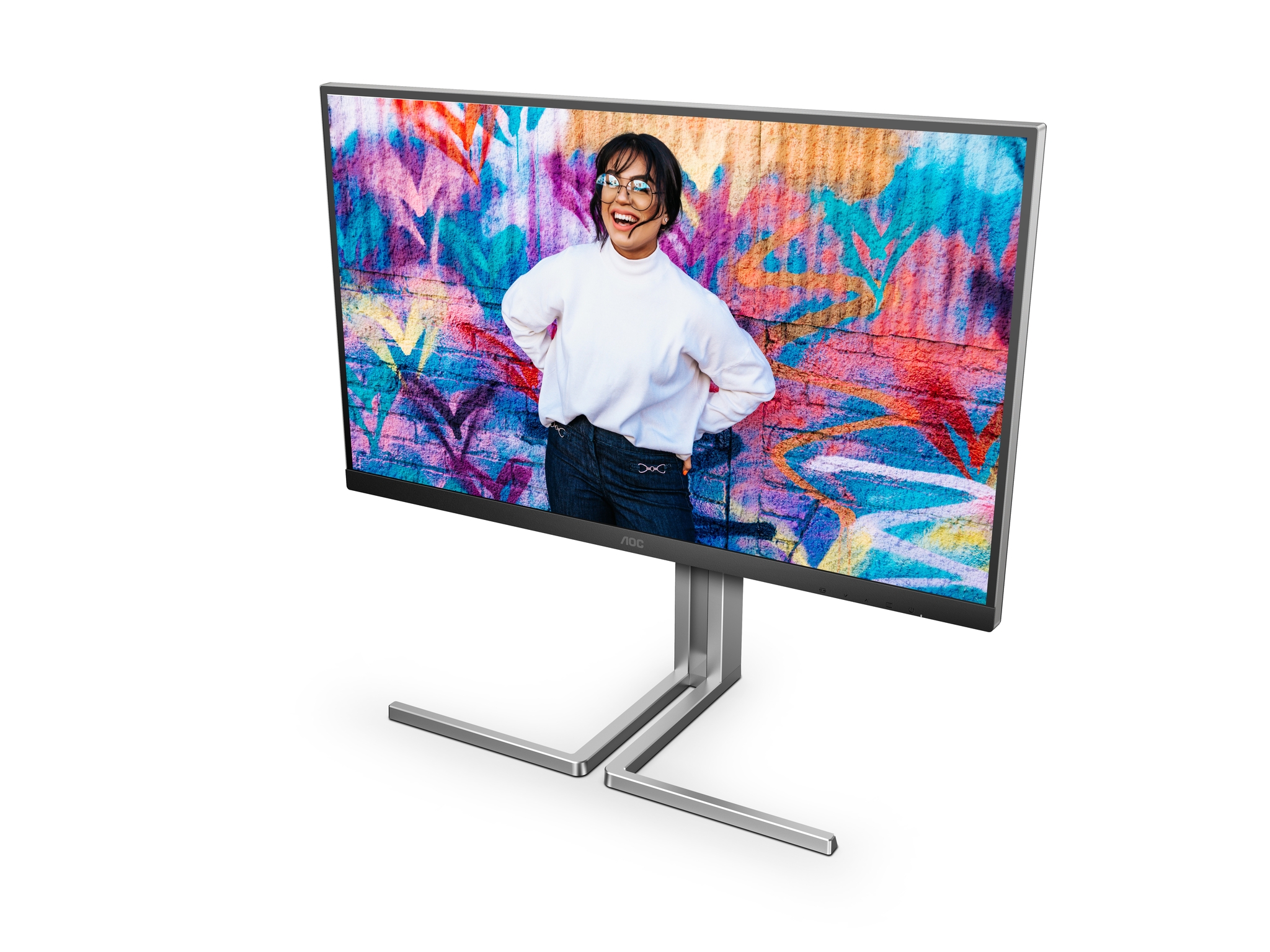 AOC Q27U3CV computer monitor 68.6 cm (27) 2560 x 1440 pixels 4K Ultra HD LCD Black
