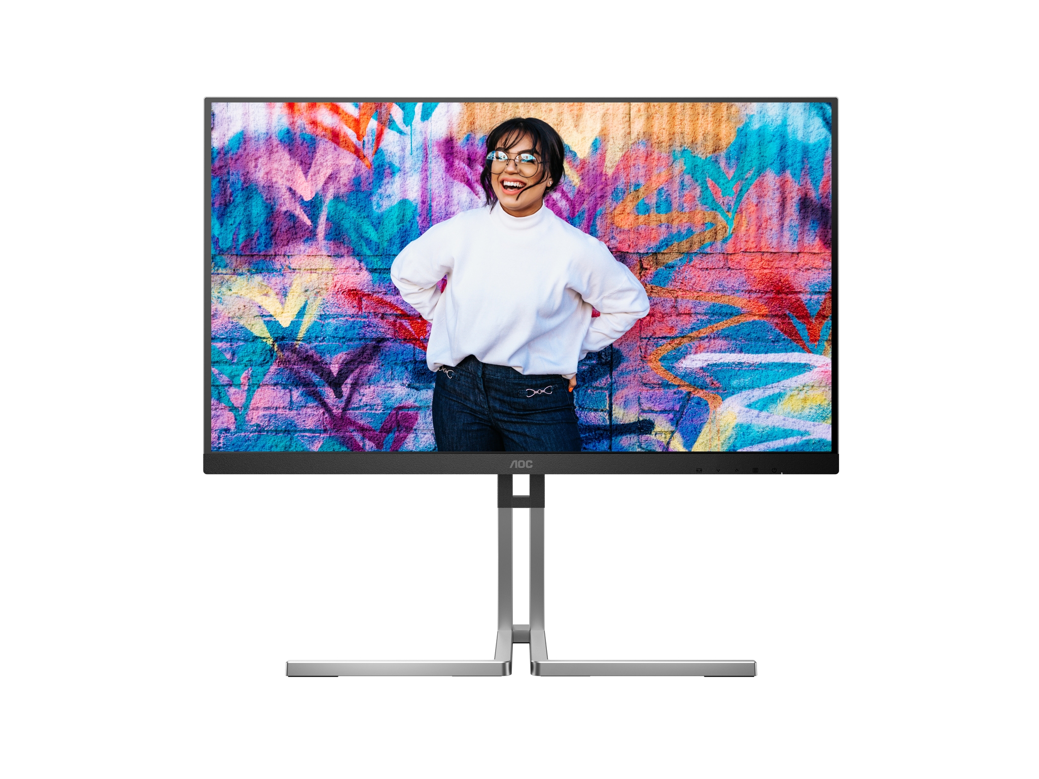 AOC Q27U3CV computer monitor 68.6 cm (27) 2560 x 1440 pixels 4K Ultra HD LCD Black