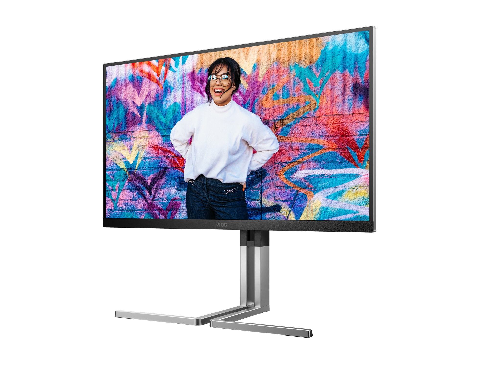 AOC Q27U3CV computer monitor 68.6 cm (27) 2560 x 1440 pixels 4K Ultra HD LCD Black