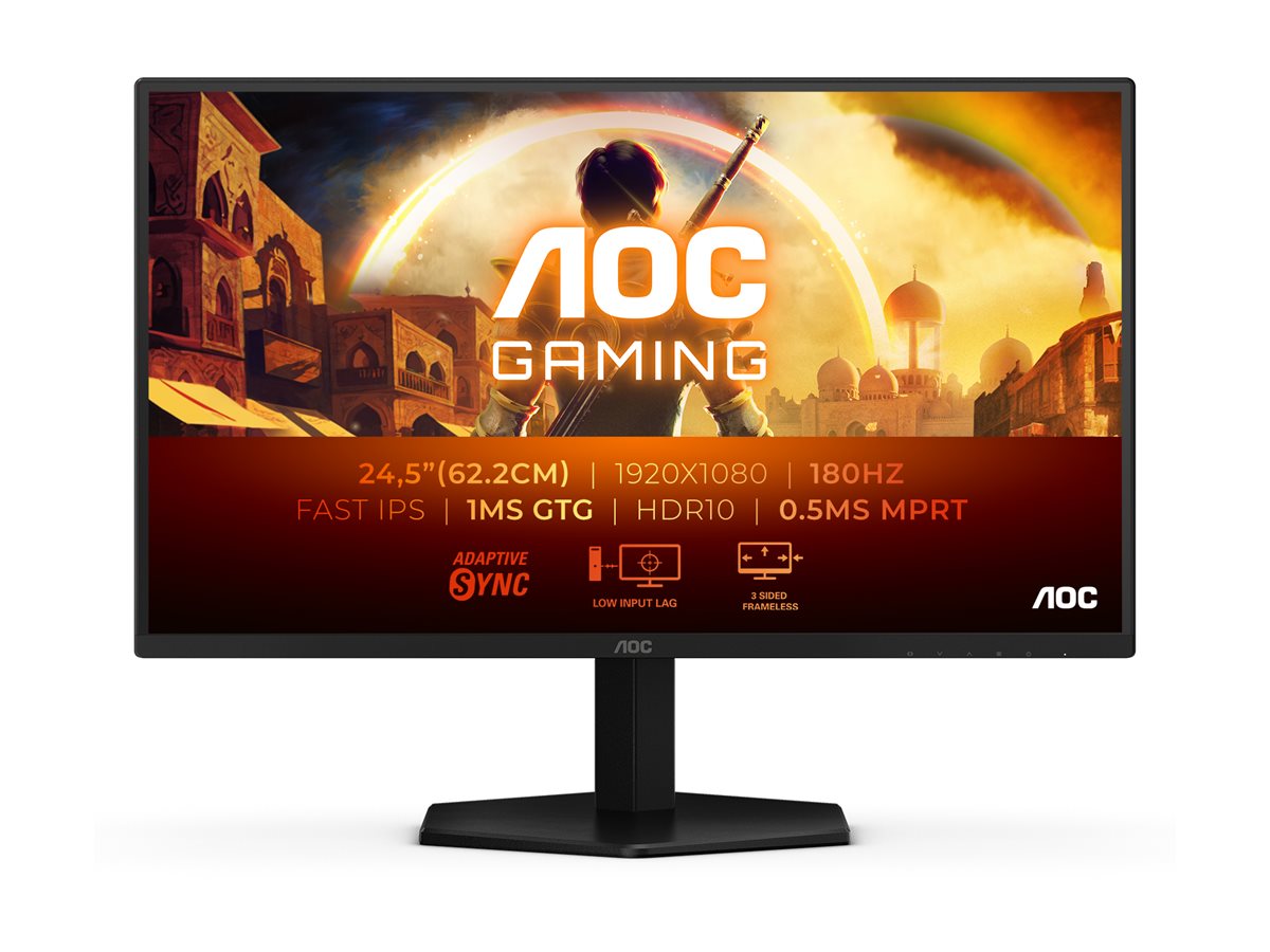 AOC G4 25G42E computer monitor 62.2 cm (24.5) 1920 x 1080 pixels Full HD LED Black, Red