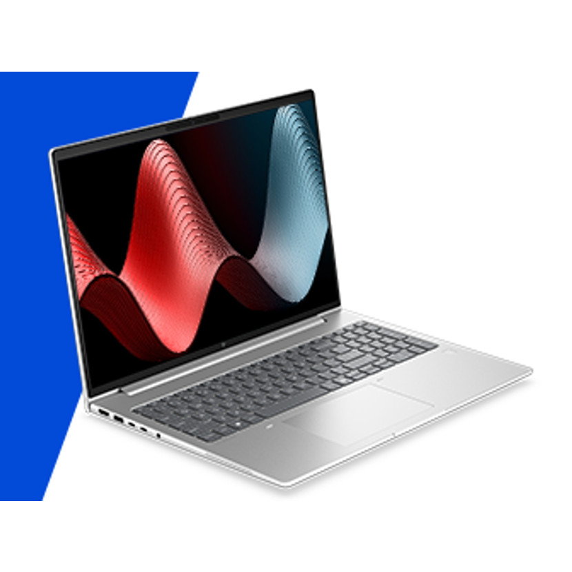 HP E02FSET ordenador portatil AMD Ryzen 5 230 Port�til 40,6 cm (16) WUXGA 16 GB LPDDR5x-SDRAM 512 GB SSD Wi-Fi 7 (802.11be) Windows 11 Pro Plata