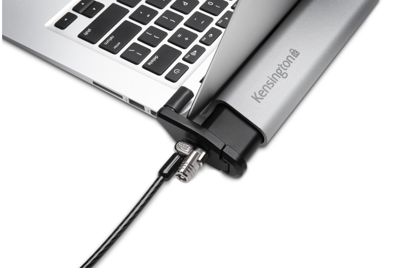 Kensington Dispositivo de anclaje de porttiles 2.0 sin candado para agrupaciones con llave maestra