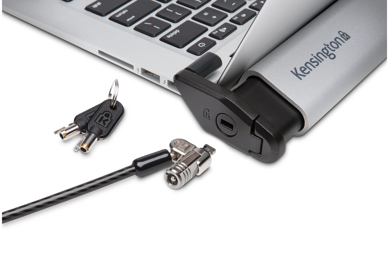 Kensington Dispositivo de anclaje de porttiles 2.0 sin candado para agrupaciones con llave maestra