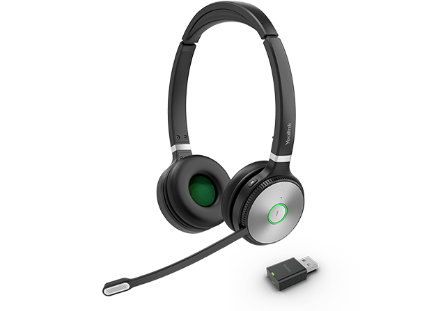 Yealink WH62 Portable Headset Wireless Head-band Calls/Music Black, Grey