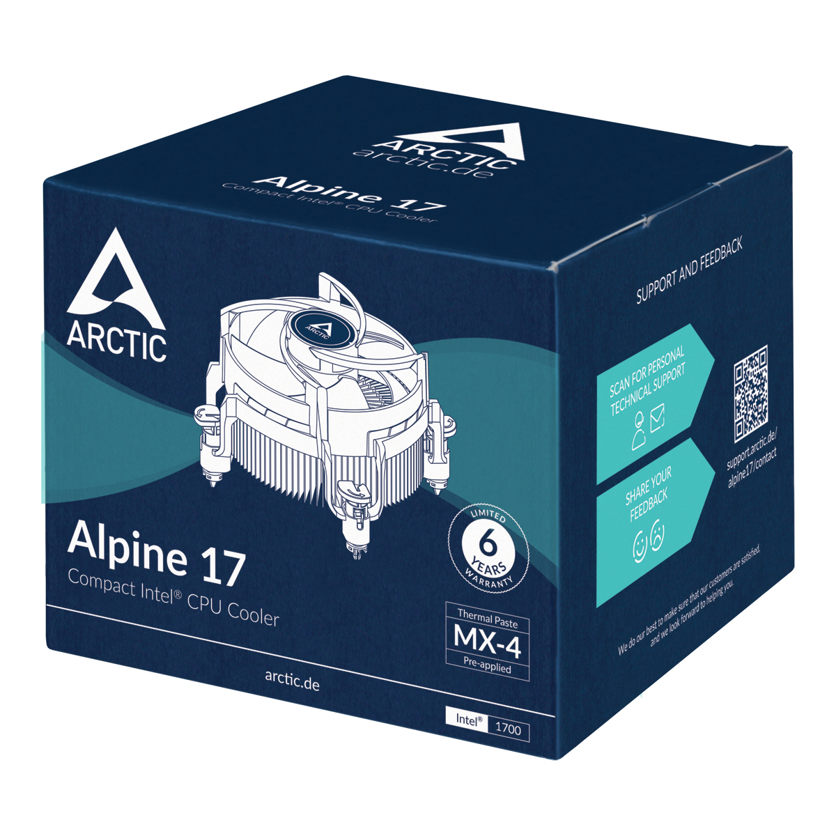 Arctic Alpine 17 - Prozessor-Luftkhler - (fr: LGA1700)
