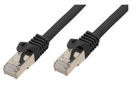 ShiverPeaks RJ45 Patchkabel S/FTP Cat7 LSZH schwarz - Kabel - Netzwerk