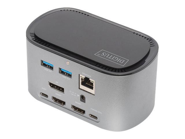 DIGITUS 11-Port USB-C Docking Station mit SSD-Gehuse (M.2)