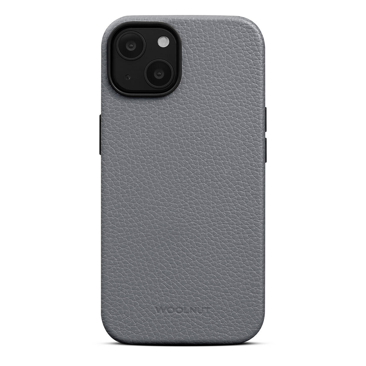 Woolnut Ledercase fr iPhone 14 grau