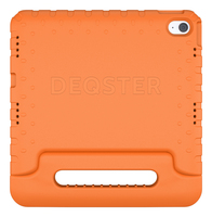 DEQSTER Kids Case with tempered glass screen protector orange