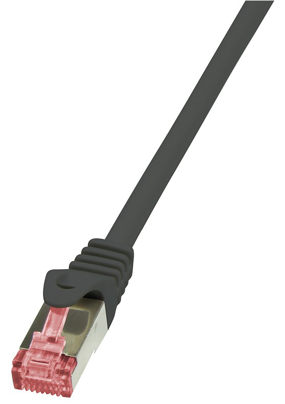 LogiLink Cat.6 S/FTP, 3m cable de red Negro Cat6 S/FTP (S-STP)
