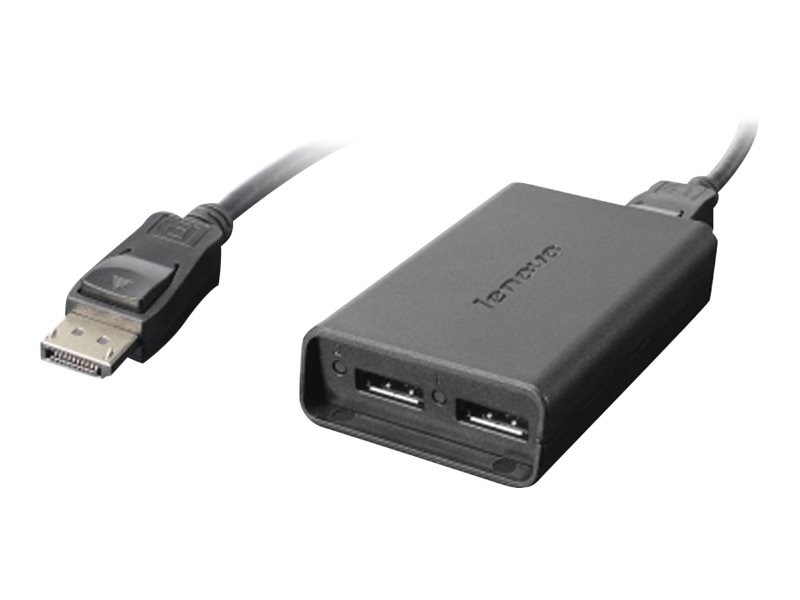 Lenovo DisplayPort to Dual-DisplayPort Monitor Cable c�ble USB USB A Noir
