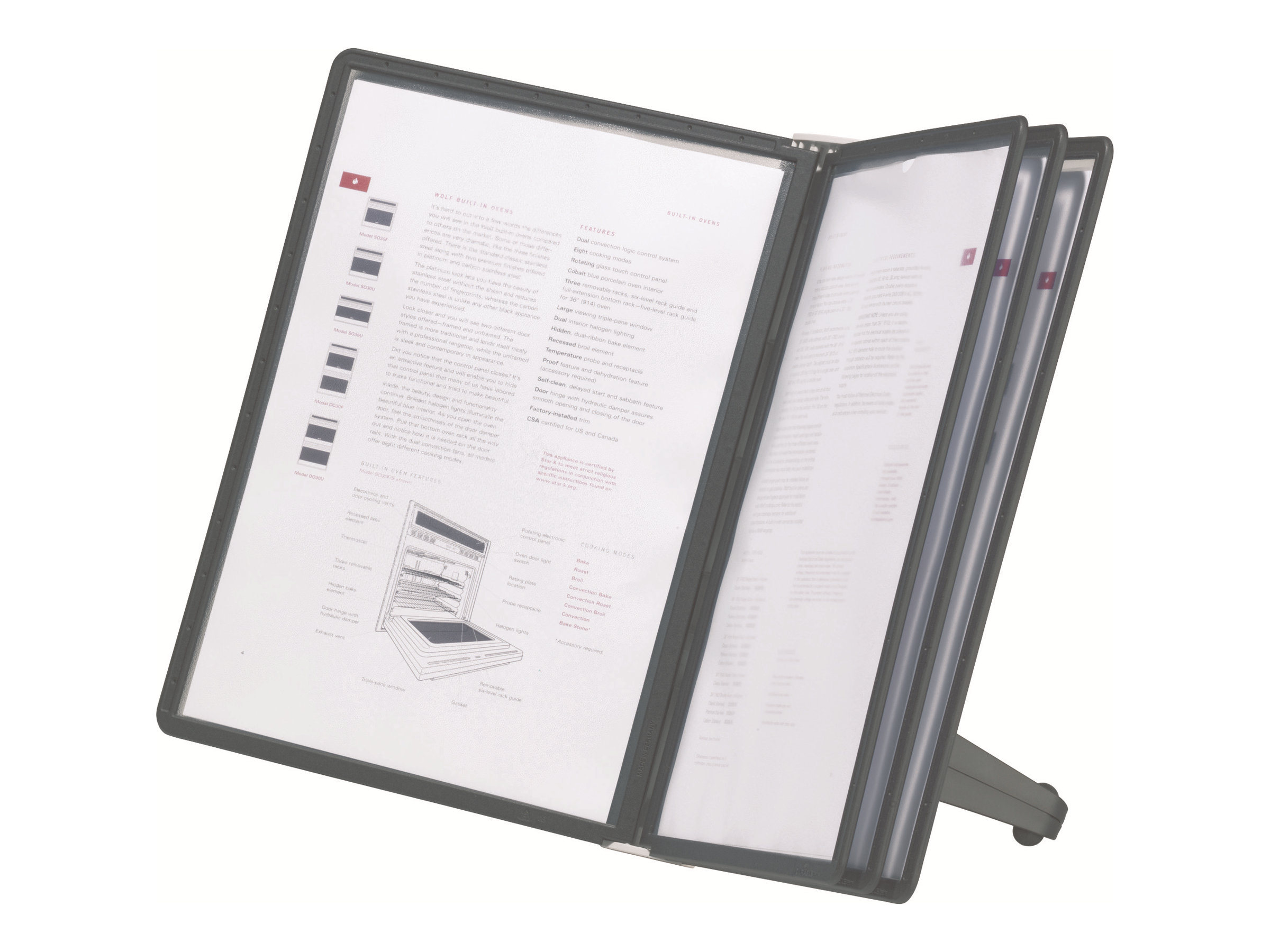 Durable SHERPA SOHO - Displaytafelsystem - geeignet fr Wandmontage, Desktop