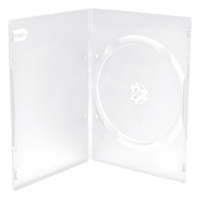 MEDIARANGE Zubehr CD-/DVD-Rohlinge - DVD-Hlle - 1 Disks - Transparent - Kunststoff - 120 mm - RoHS