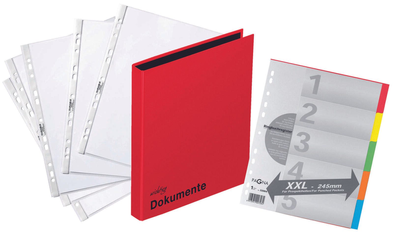 Pagna Ringbuch 2-Ringe rot DIN A4