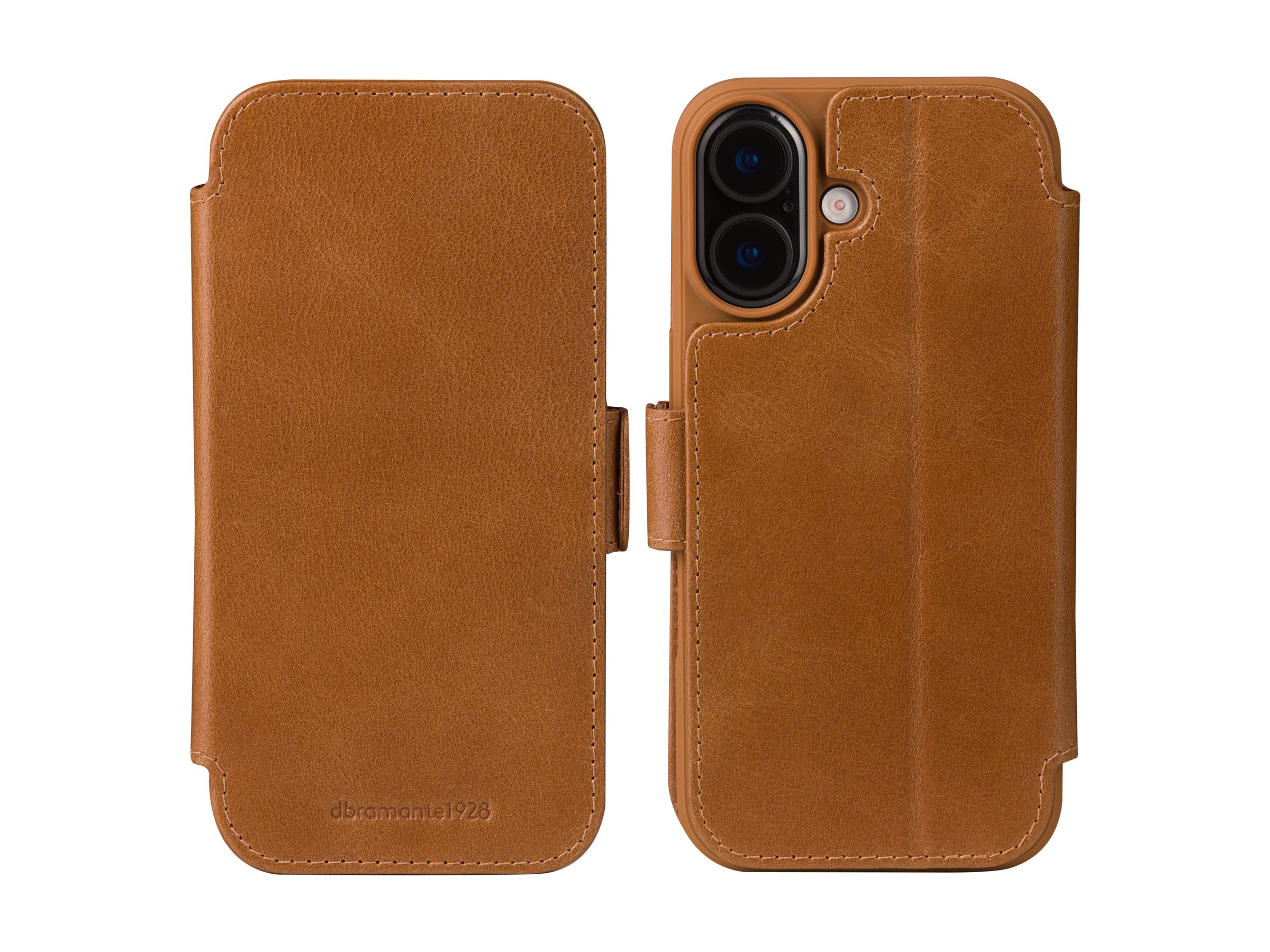 dbramante1928 Copenhagen custodia per cellulare Custodia a borsellino Marrone chiaro