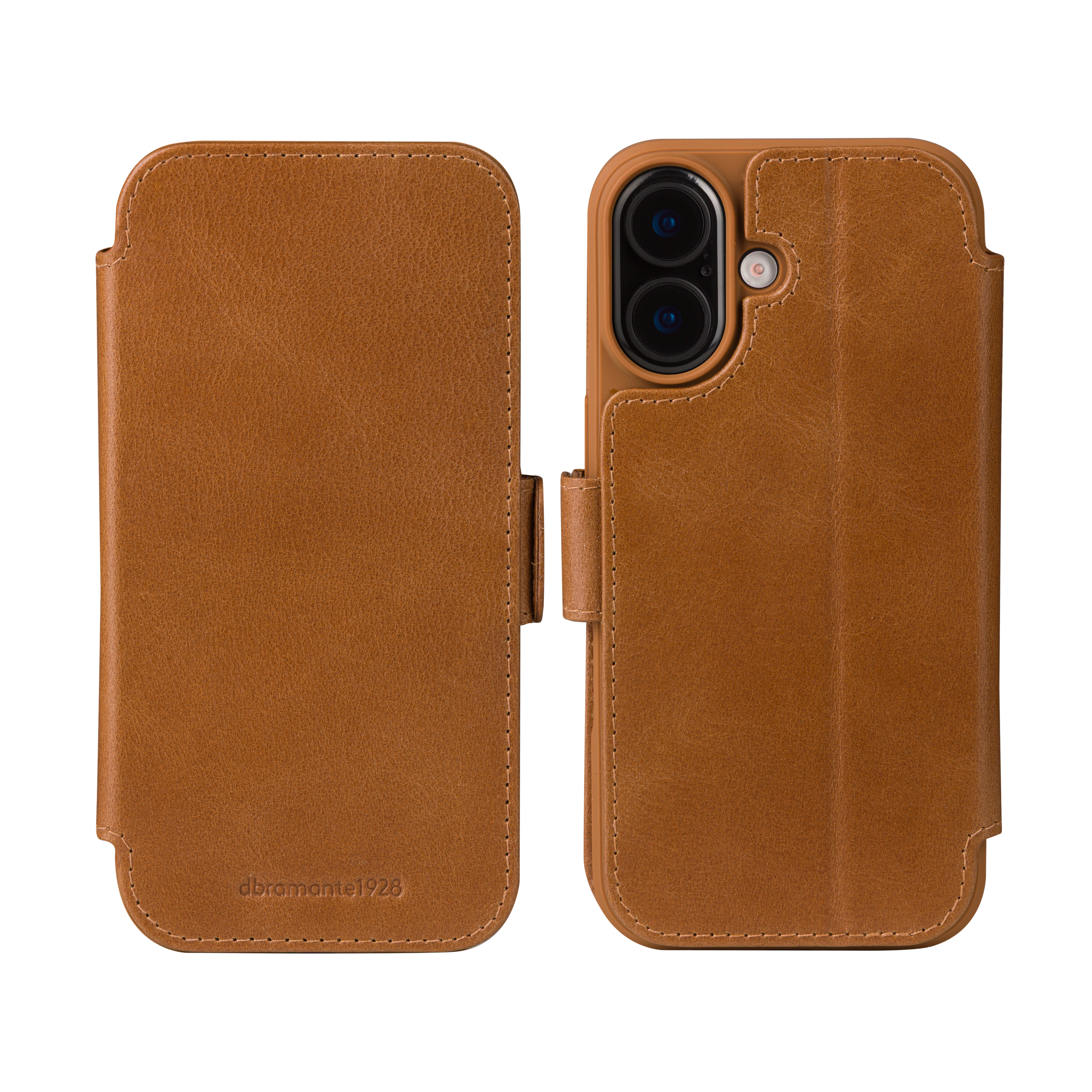 dbramante1928 Copenhagen custodia per cellulare Custodia a borsellino Marrone chiaro