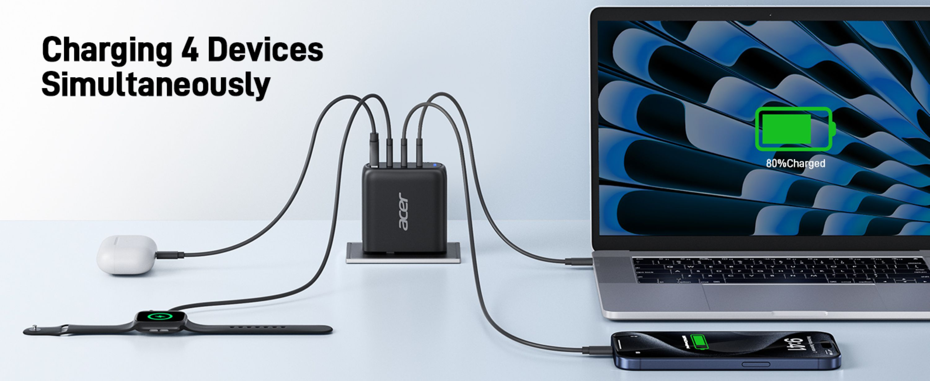 Acer Batterieladeger�t - GaN - Wechselstrom