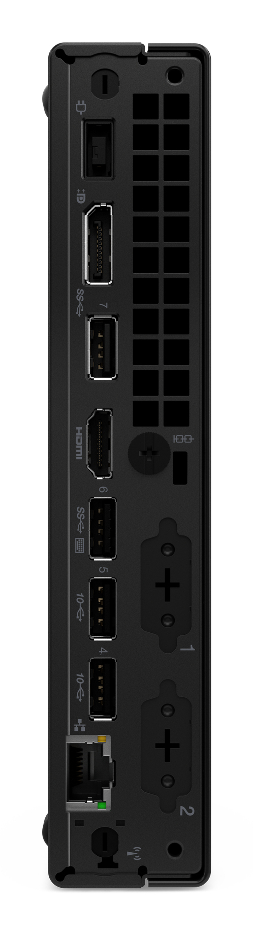 Lenovo ThinkCentre M70q Gen 6 Intel Core Ultra 5 225T 32 Go DDR5-SDRAM 512 Go SSD Windows 11 Pro Mini PC Noir