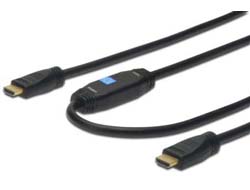 Digitus HDMI A /M 10.0m cavo HDMI 10 m HDMI tipo A (Standard) Nero