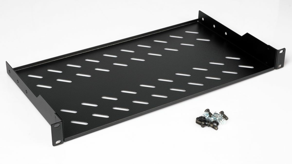 Equip Fachboden fest 19 f�r Serverschr�nke 1U 40cm sw - 0,4 m
