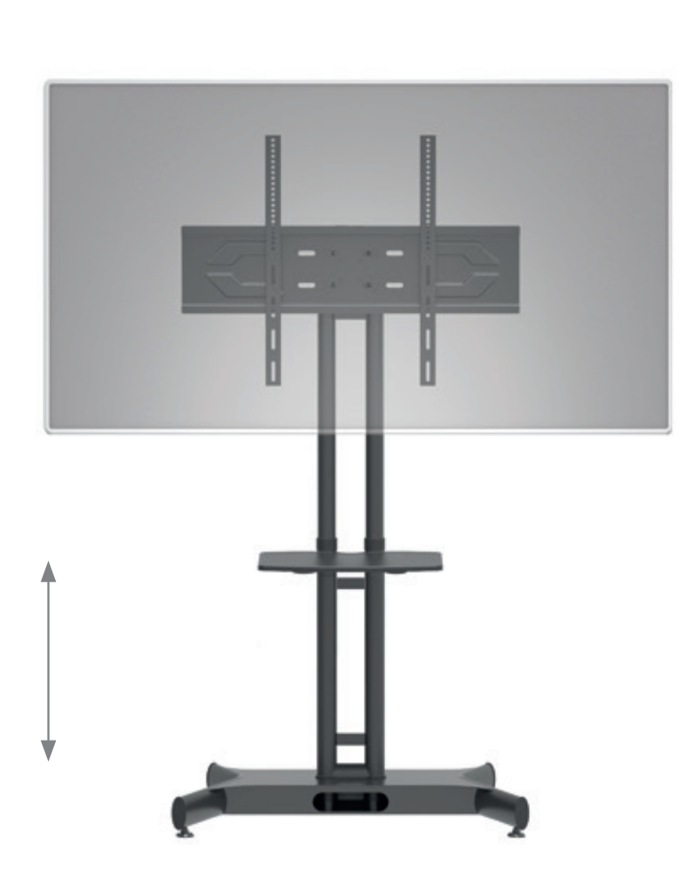 Hagor HP Twin Stand HD 2.13 m (84) Black