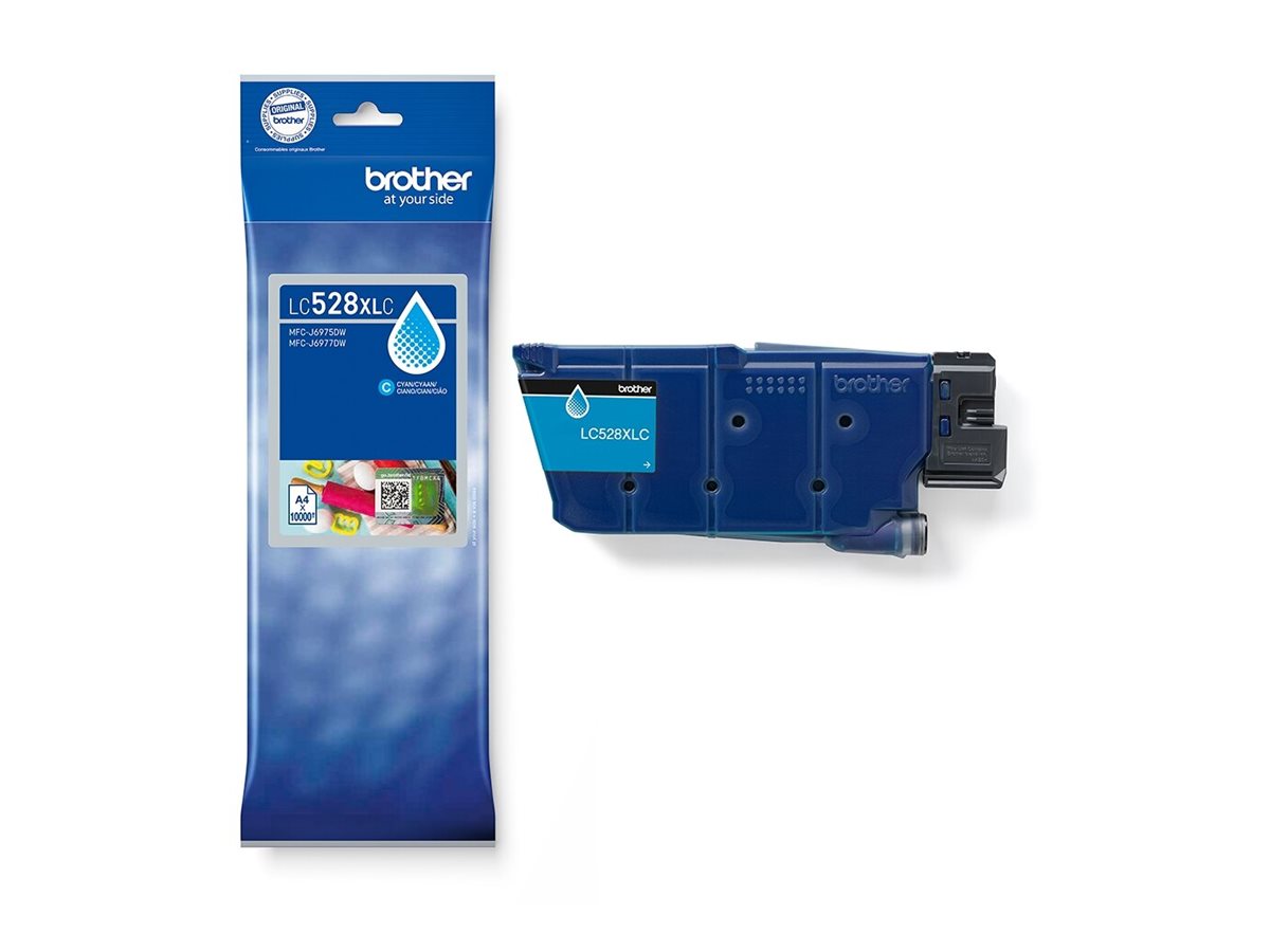 Brother LC528XLC cartucho de tinta 1 pieza(s) Original Ultra High Yield Cian