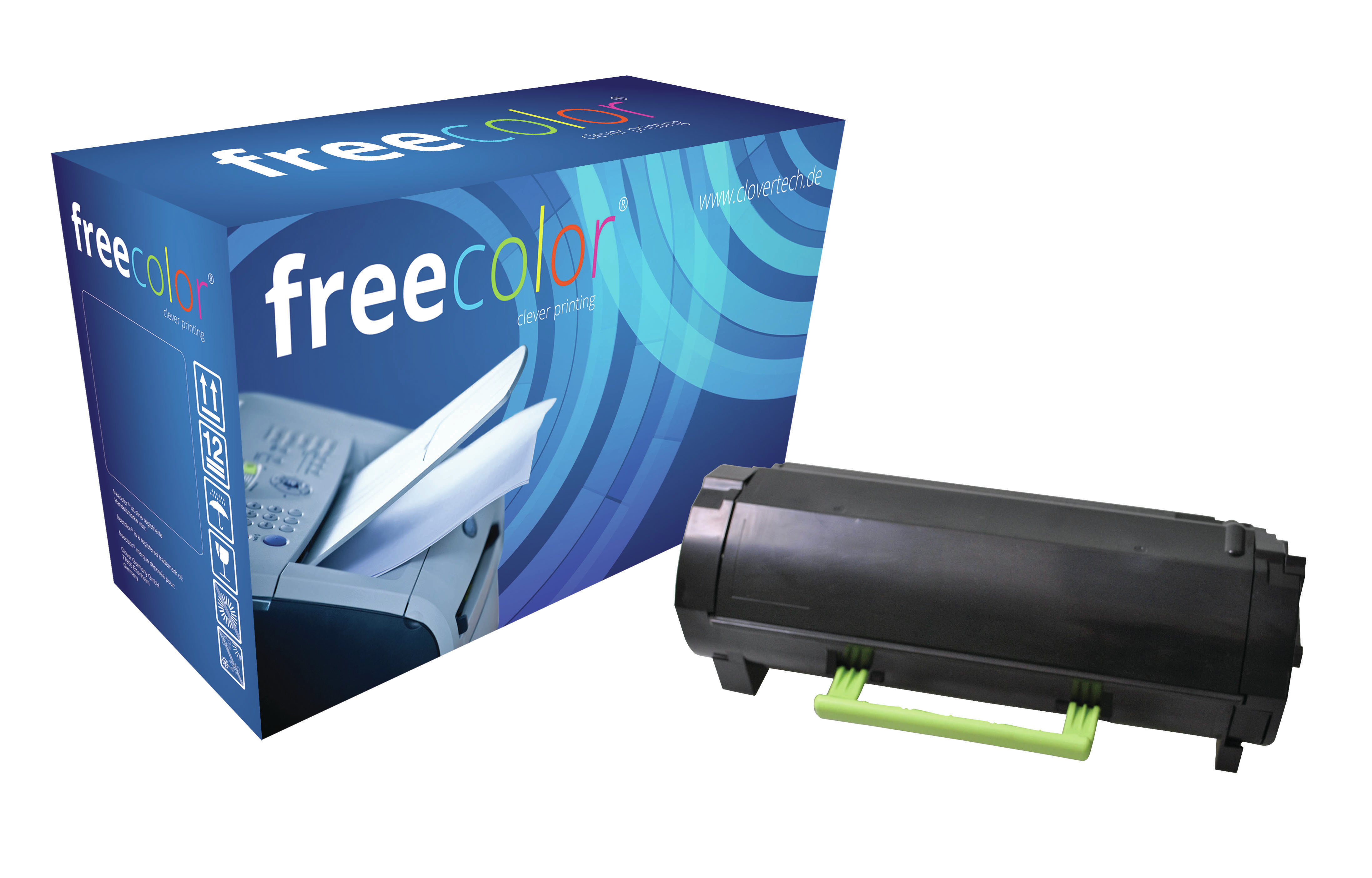 freecolor MX510-HY-FRC - Schwarz - 1 Stueck e - Kompatibel - Tonereinheit