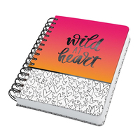 Sigel Notizbuch mit Spirale Jolie ca. DIN A5 punktraster pink/orange/wei Hardcover 240 - A5