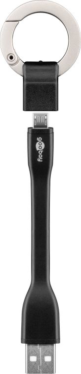 Schlsselanhnger mit Micro-USB Sync- und Ladekabel