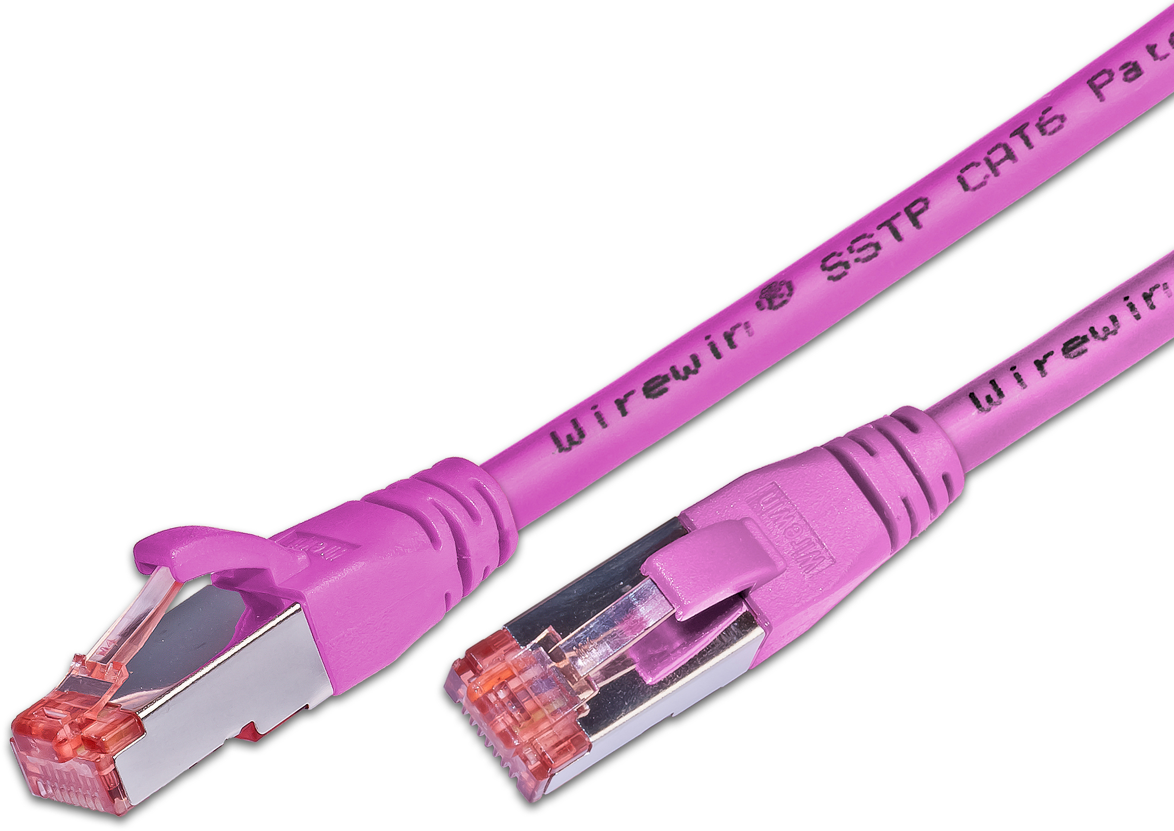 Wirewin S/FTP CAT6 5m c�ble de r�seau Magenta S/FTP (S-STP) Rond