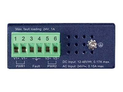 Planet ISW-500T - Switch - 5 x 10/100 - an DIN-Schiene