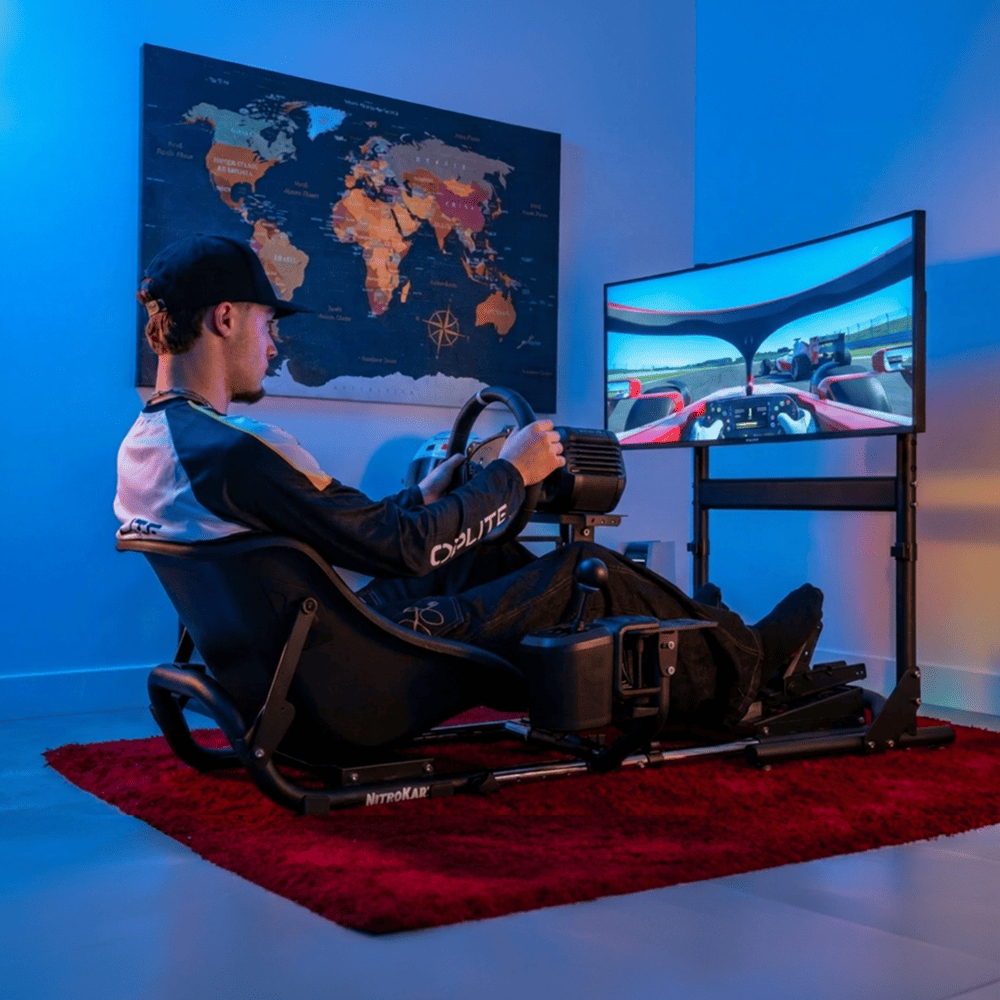 Oplite 104320 Supporto per monitor di simulazione volo/corsa