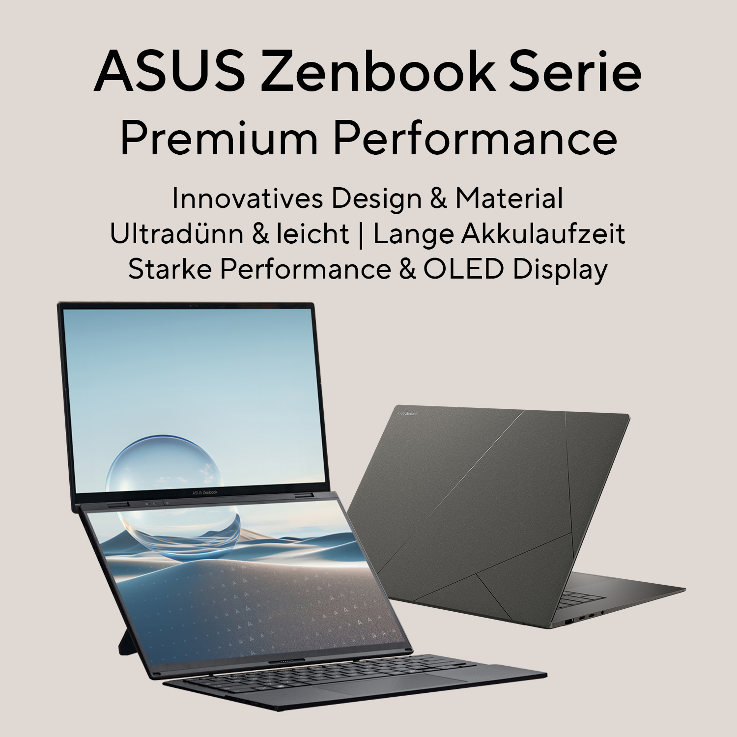 ASUS ZENBOOK 90NB14W3-M00XW0 - 14 Notebook - Core Ultra 7 5,1 GHz 35,6 cm