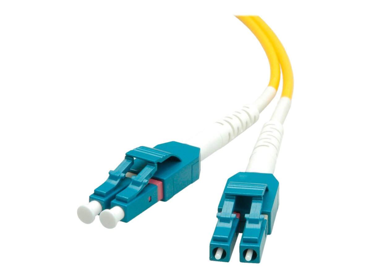 Secomp 21.15.8784 fibre optic cable 7 m 2x LC OS2 Yellow