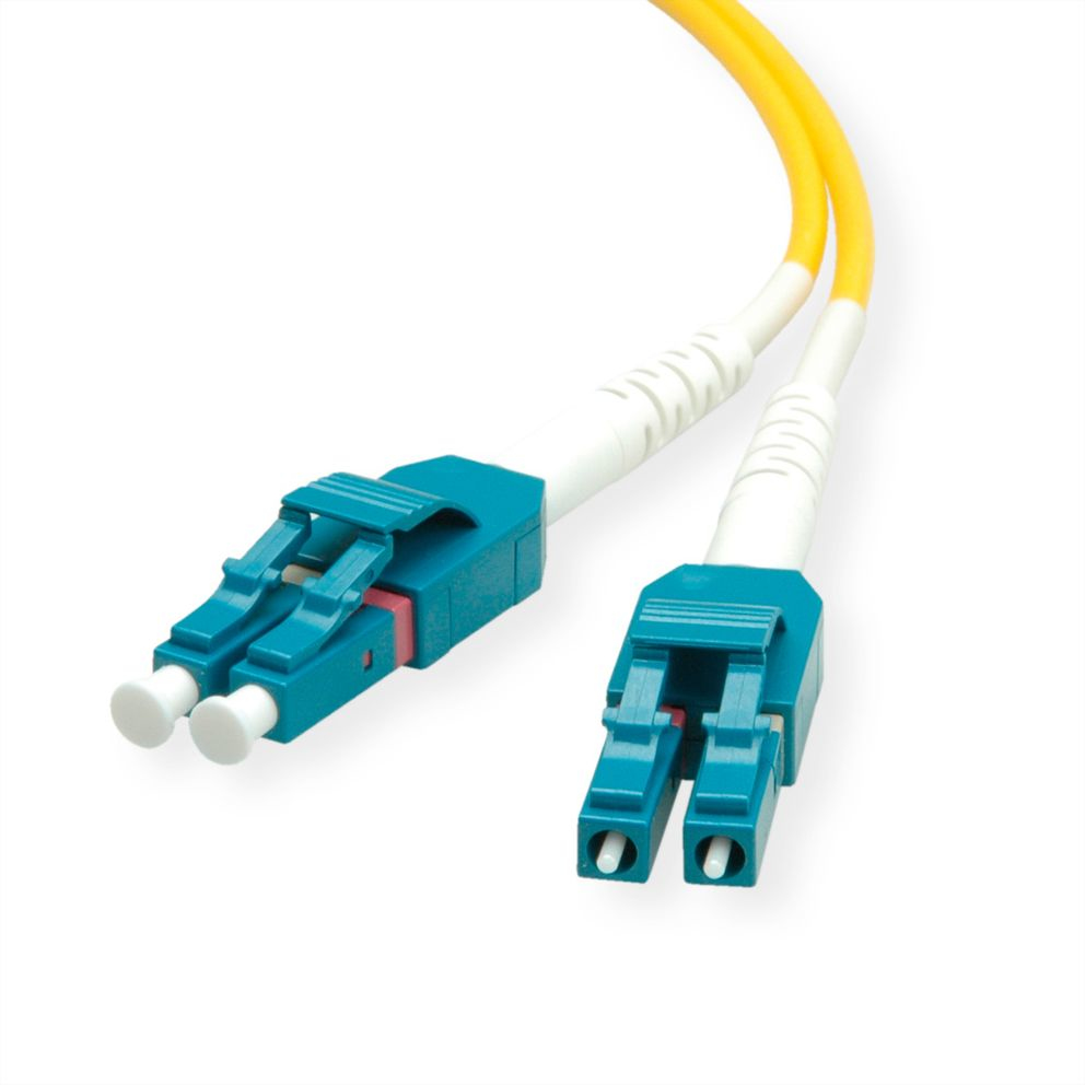 Secomp 21.15.8784 c�ble de fibre optique 7 m 2x LC OS2 Jaune