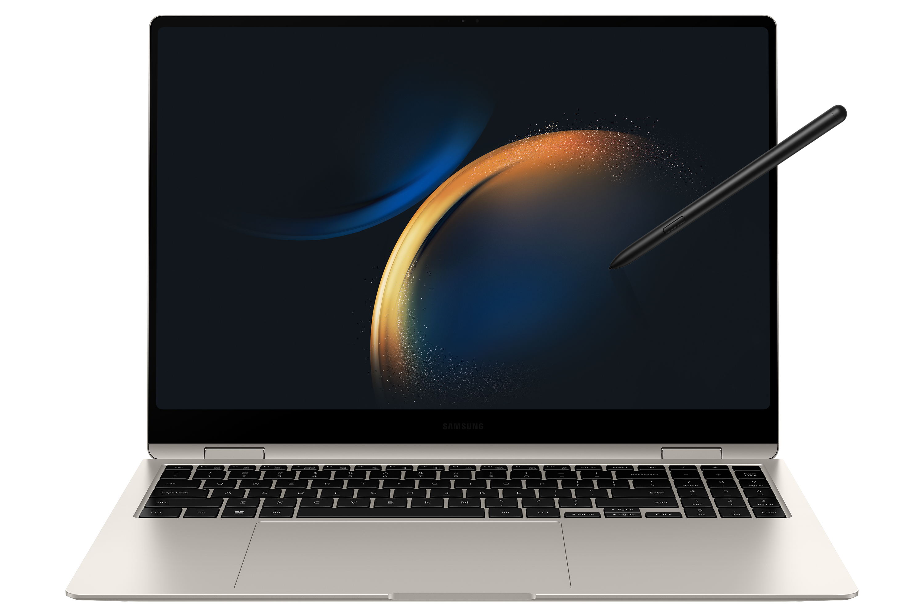 Samsung Galaxy Book3 Pro 360 i7-1360P Hybrid (2-in-1) 40.6 cm (16) Touchscreen WQXGA+ Intel Core i7 16 GB LPDDR5-SDRAM 512 GB SSD Wi-Fi 6E (802.11ax) Windows 11 Home Beige