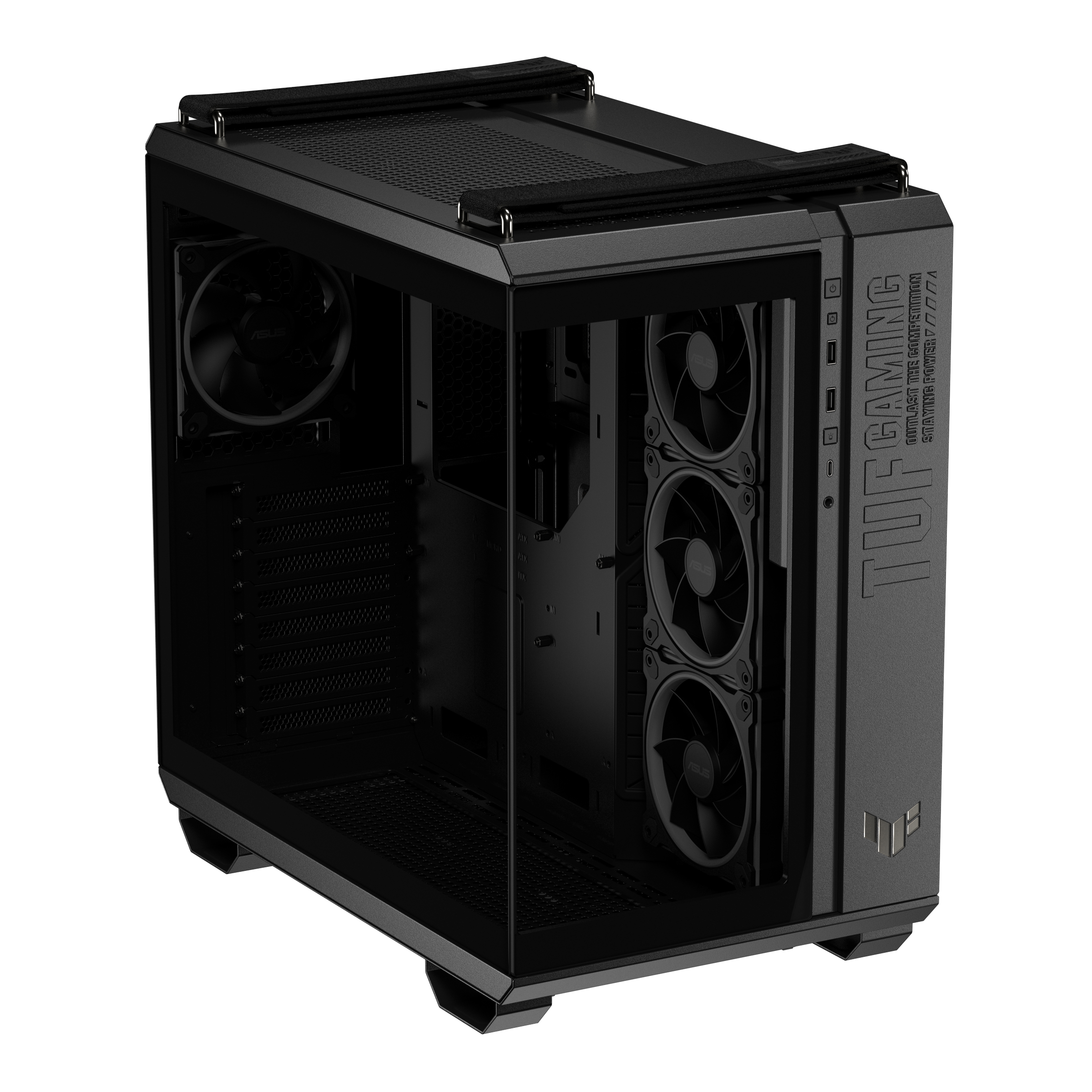 ASUS TUF GAMING GT502 Horizon TG ARGB Black Midi Tower Negro