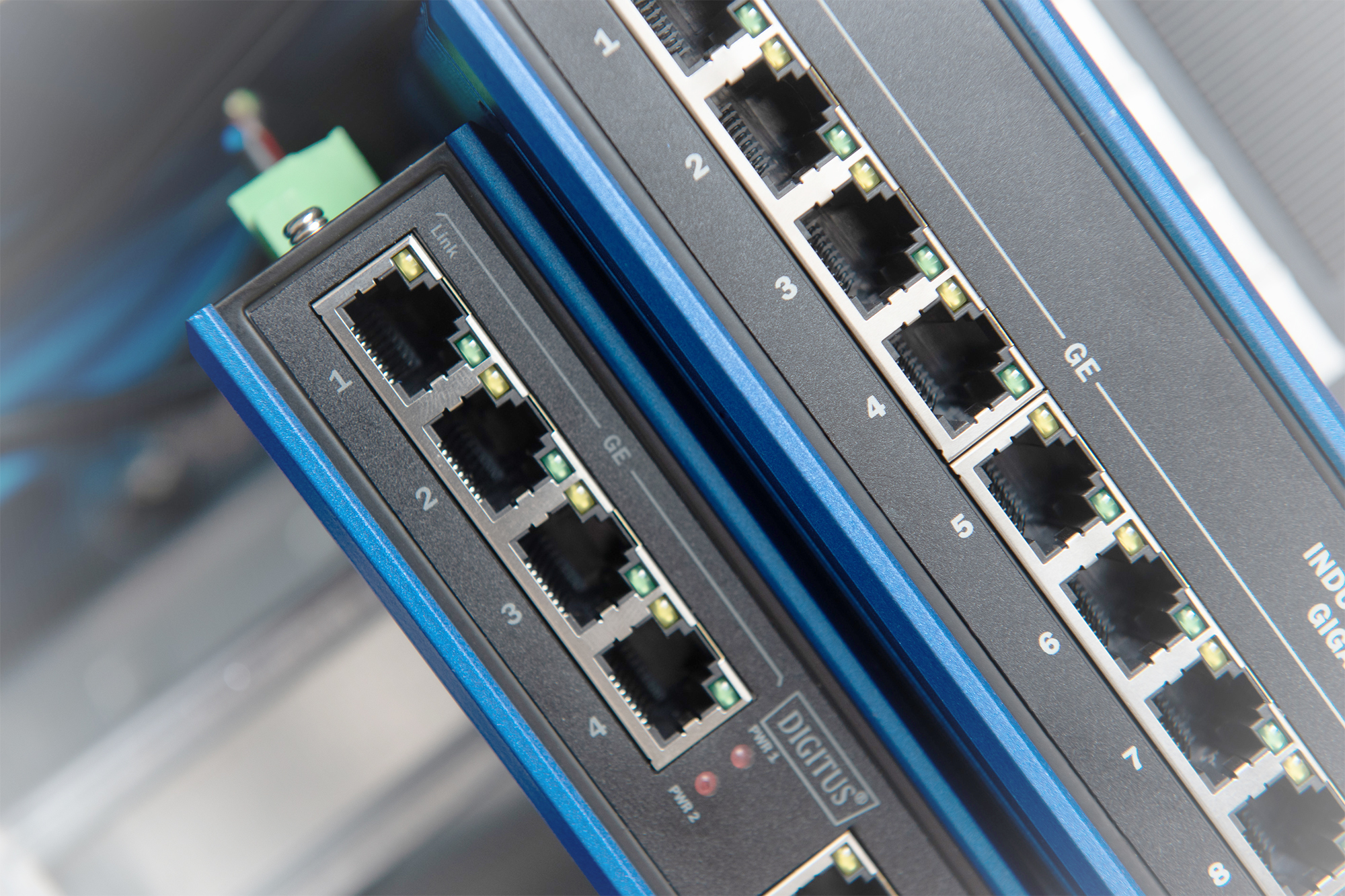 Digitus Switch Gigabit industriale a 8 porte