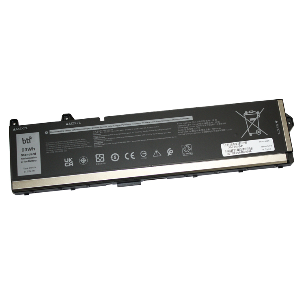 Origin Storage X9FTM-BTI batteria ricaricabile industriale Ioni di Litio 8050 mAh 11,55 V